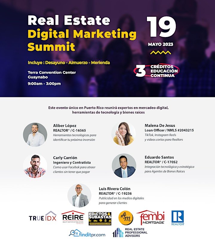 Reseña del Real Estate Digital Marketing Summit: Destacada participación del equipo de True Technologies, LLC